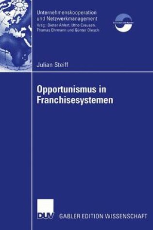 Cover of Opportunismus in Franchisesystemen