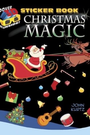 Cover of 3-D Sticker Book--Christmas Magic