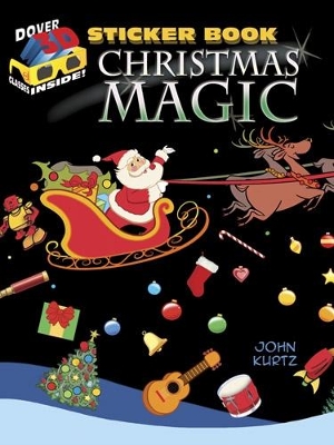 Cover of 3-D Sticker Book--Christmas Magic