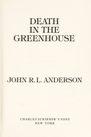 Cover of Death in the Greenhouse