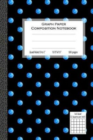 Cover of Graph Paper Composition Notebook, Quad Ruled 5 Squares Per Inch, 100 Pages