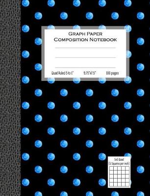 Cover of Graph Paper Composition Notebook, Quad Ruled 5 Squares Per Inch, 100 Pages