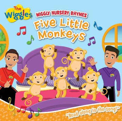 Book cover for The Wiggles: Wiggly Nursery Rhymes   Five Little Monkeys
