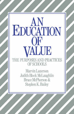 Book cover for An Education of Value