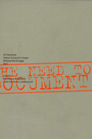 Cover of The Need to Document