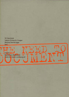 Book cover for The Need to Document