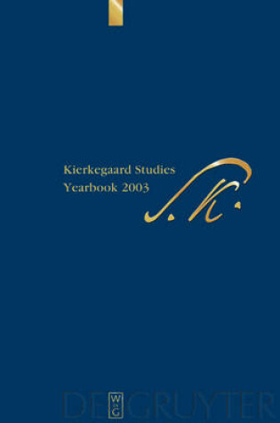 Cover of Kierkegaard Studies Yearbook 2003 (KSYB)