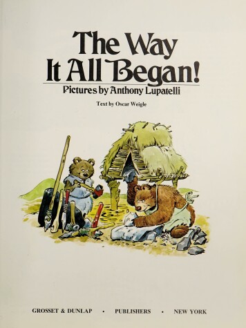 Book cover for The Way It All Began!