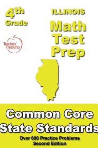 Cover of Illinois 4th Grade Math Test Prep