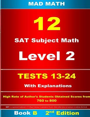 Book cover for Book B L-2 Tests 13-24