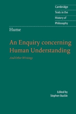 Cover of Hume: An Enquiry Concerning Human Understanding