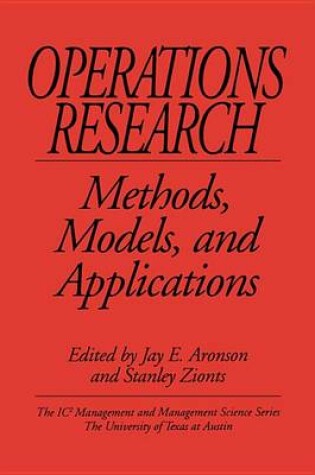 Cover of Operations Research