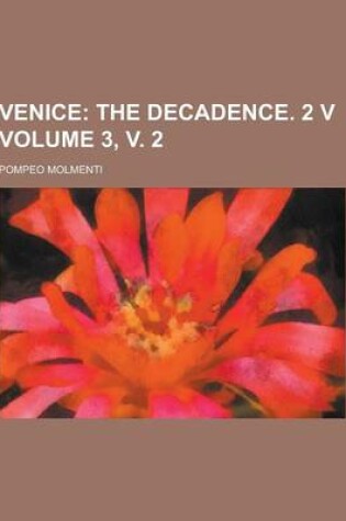 Cover of Venice Volume 3, V. 2