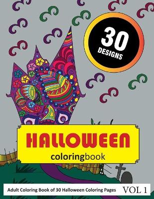 Book cover for Halloween Coloring Book