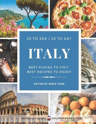 Book cover for 25 to see / 25 to eat - Italy