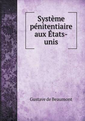 Book cover for Système pénitentiaire aux États-unis