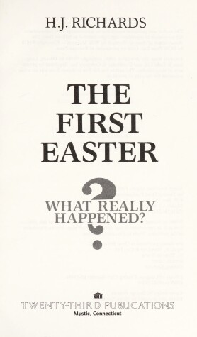 Book cover for First Easter