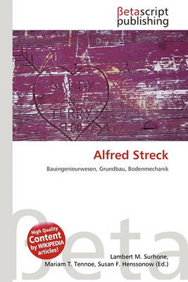 Cover of Alfred Streck