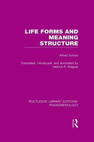 Cover of Life Forms and Meaning Structure