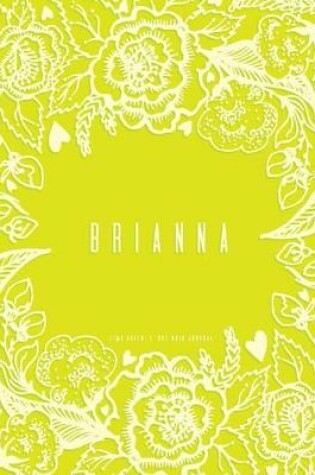 Cover of Brianna Journal, Dot Grid, Lime Green