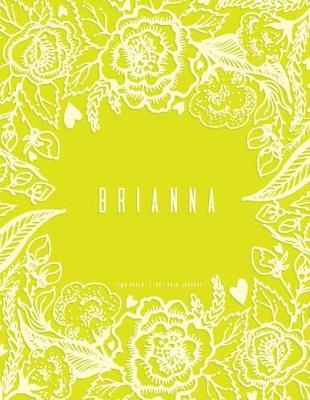 Book cover for Brianna Journal, Dot Grid, Lime Green