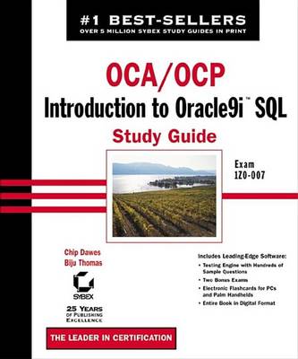 Book cover for Oca/Ocp: Introduction to Oracle9i SQL Study Guide