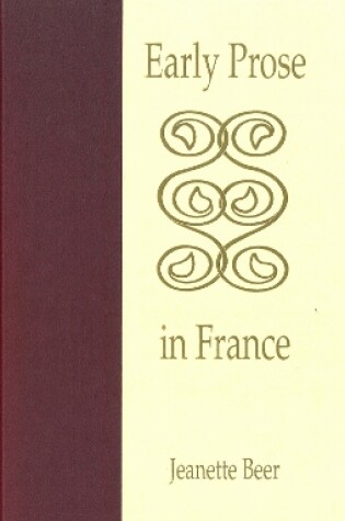 Cover of Early Prose in France