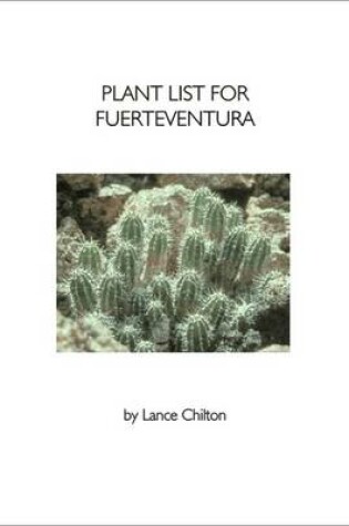 Cover of Plant List for Fuerteventura