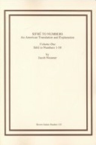 Cover of Sifre to Numbers