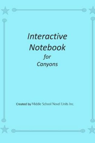 Cover of Interactive Notebook for Canyons