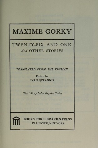 Cover of Twenty-Six and One