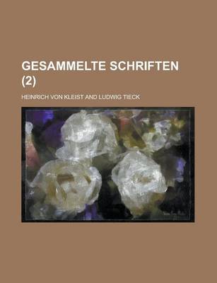 Book cover for Gesammelte Schriften Volume 2