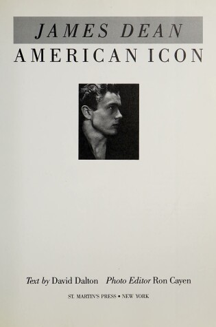 Cover of James Dean, American Icon