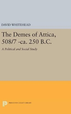 Cover of The Demes of Attica, 508/7 -ca. 250 B.C.