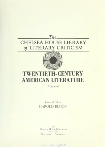 Book cover for 20th Cent Amer Lit (Vol. 6)(Oop)