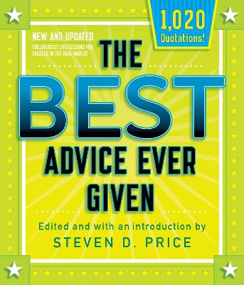 Book cover for The Best Advice Ever Given, New and Updated