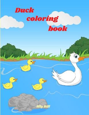 Book cover for Duck Coloring Book