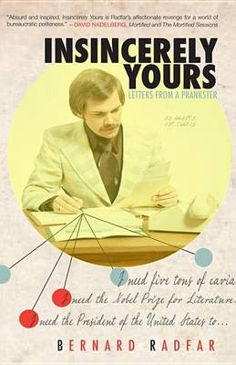 Book cover for Insincerely Yours