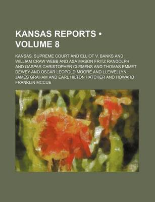 Book cover for Kansas Reports (Volume 8)