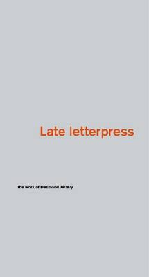 Book cover for Late Letterpress