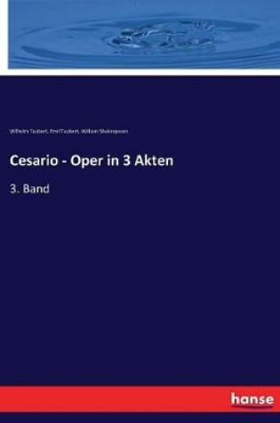 Cover of Cesario - Oper in 3 Akten