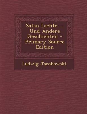 Book cover for Satan Lachte ... Und Andere Geschichten