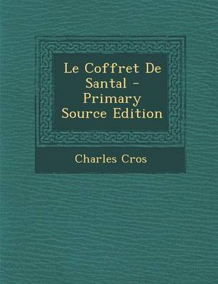 Book cover for Le Coffret de Santal