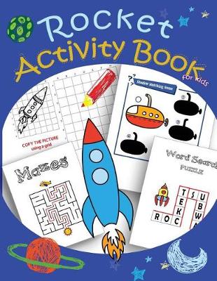 Book cover for Rocket Activity Book for kids