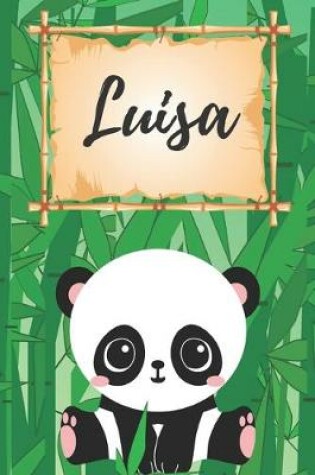 Cover of Name Notizbuch Panda / Malbuch / Kritzelbuch / Tagebuch / Journal / Notizheft / DIN A5 / Geschenke Luisa