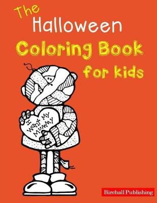 Book cover for The Halloween Coloring Book for Kids