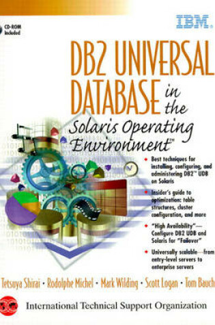 Cover of DB2 Universal Database in the Solaris Operating Environment