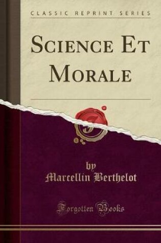 Cover of Science Et Morale (Classic Reprint)