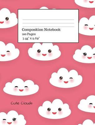 Book cover for Cute Clouds Composition Notebook