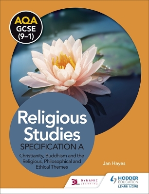 Book cover for AQA GCSE (9-1) Religious Studies Specification A: Christianity, Buddhism and the Religious, Philosophical and Ethical Themes